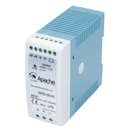 Apache Greyline Din-rail netvoeding, 24 V/DC, 1.7A, 40 W