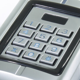 Vandal proof backlit keypad with Built-in proximity reader