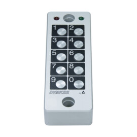 Anti-vandalism stand-alone keypad, 1 relay, 30 codes